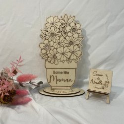 Pot de fleurs - fleurs à cueillir