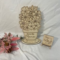Pot de fleurs - fleurs à cueillir