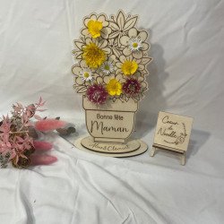 Pot de fleurs - fleurs à cueillir