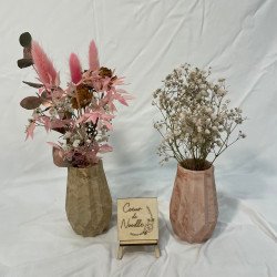 Vase géométrique en jesmonite