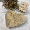 Vide-poche coeur fait main
