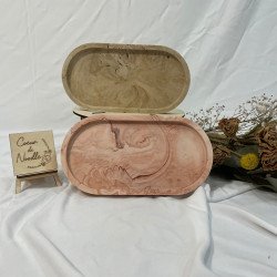 Vide-poche ou plateau en jesmonite