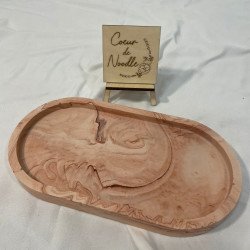 Vide-poche ou plateau en jesmonite