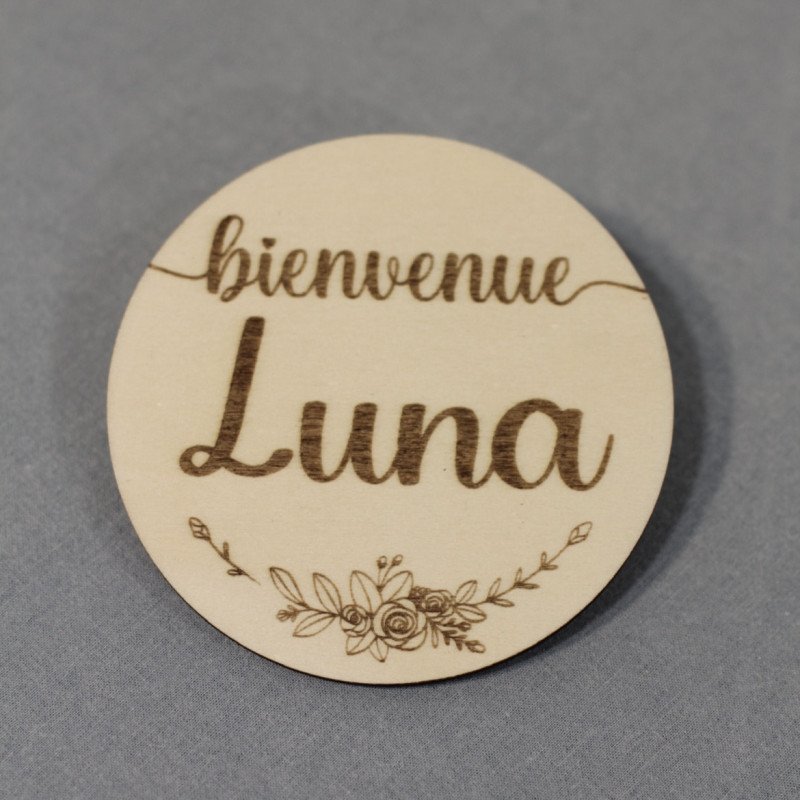 Carte de bienvenue - Fleurs