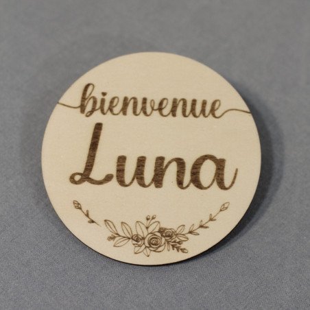 Carte de bienvenue - Fleurs