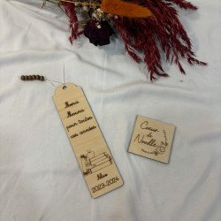 Marque page personnalisé cadeaux de fin d'année