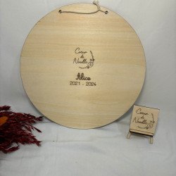 Plaque de porte maths