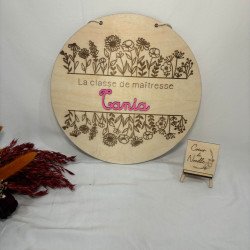 Plaque de porte fleurs