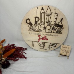 Plaque de porte fleurs et fournitures