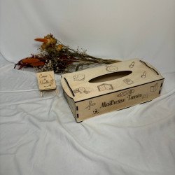Boîte à mouchoirs personnalisée