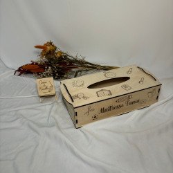 Boîte à mouchoirs personnalisée