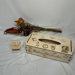 Boîte à mouchoirs personnalisée