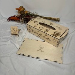 Boîte à mouchoirs personnalisée