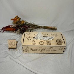 Boîte à mouchoirs personnalisée