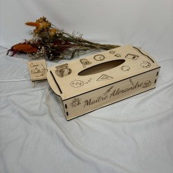 Boîte à mouchoirs personnalisée
