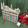 Calendrier de l'avent Camion avec décor de Noël