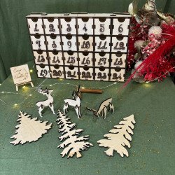 Calendrier de l'avent Cerf