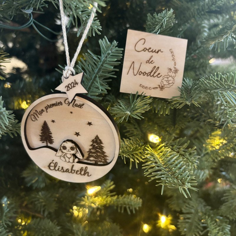 Boule Noël - Lapin Boule Noël - Lapin