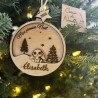 Boule Noël - Lapin