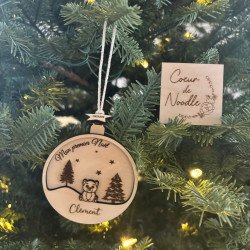 Boule Noël - Ours