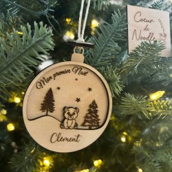 Boule Noël - Ours
