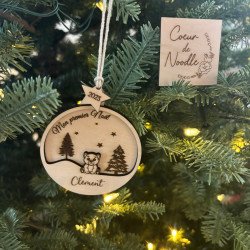 Boule Noël - Ours
