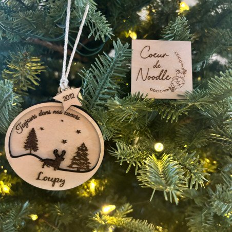 Boule Noël - Chien