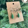 Boucles d'oreilles sapin