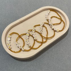 Bracelet en perle rocaille à personnaliser